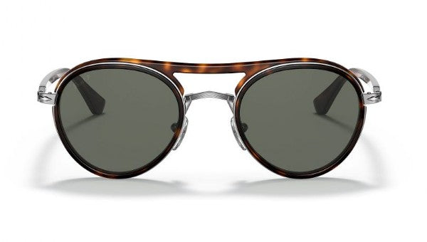 Persol Gunmetal Havana/ Green Polarized