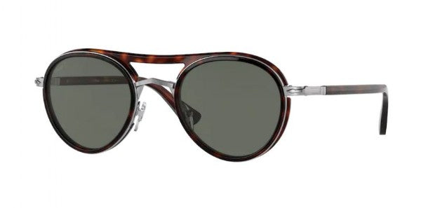 Persol Gunmetal Havana/ Green Polarized