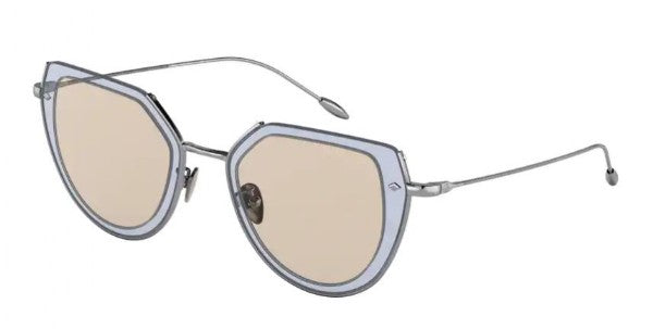 Giorgio Armani Gunmetal Hellblau/Hellbraun