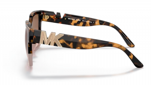 Michael Kors Sunglasses Karlie Dark Tortoise Pink/ Brown Pink Gradient