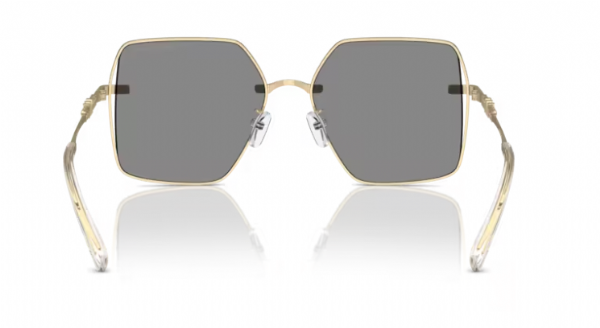 Michael Kors Sunglasses Sanya Light Gold Shiny/ Gray Solid