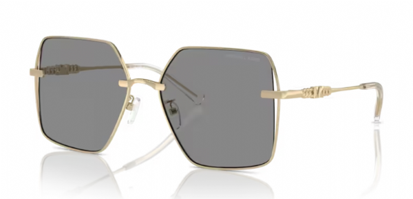 Michael Kors Sunglasses Sanya Light Gold Shiny/ Gray Solid