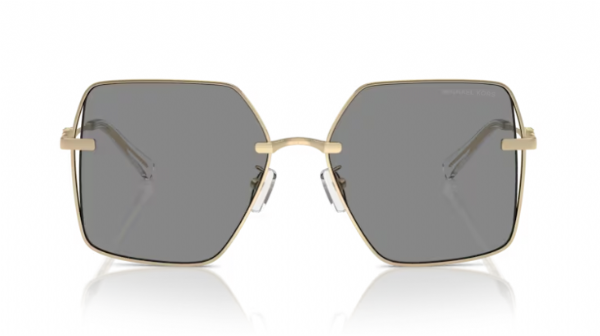 Michael Kors Sunglasses Sanya Light Gold Shiny/ Gray Solid