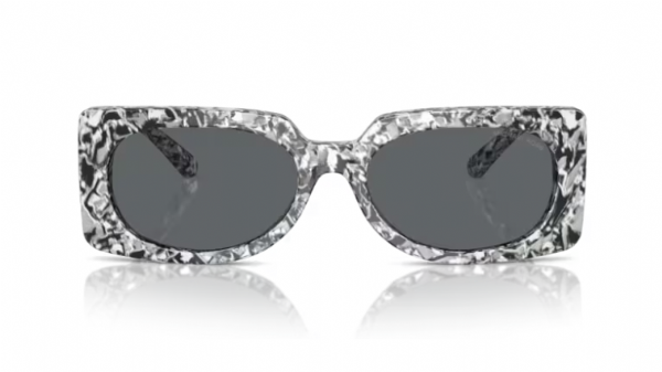 Michael Kors Bordeaux Optic White Black Tortoise/Dark Grey Solid