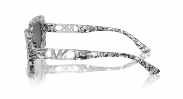 Michael Kors Bordeaux Optic White Black Tortoise/Dark Grey Solid