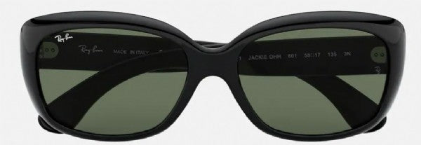 Ray-Ban Jackie Ohh Schwarz/Dunkelgrün