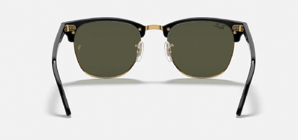 Ray-Ban Clubmaster Black On Arista/ G-15 Green