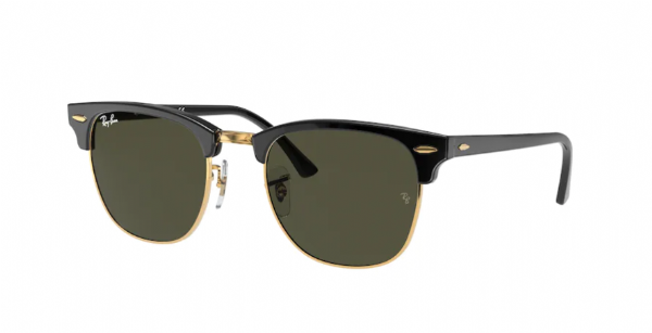 Ray-Ban Clubmaster Black On Arista/ G-15 Green