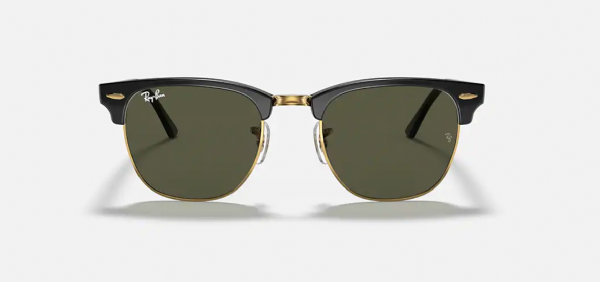 Ray-Ban Clubmaster Black On Arista/ G-15 Green