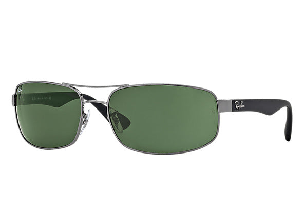 Ray-Ban 3445 Gunmetal/ Green Classic G15