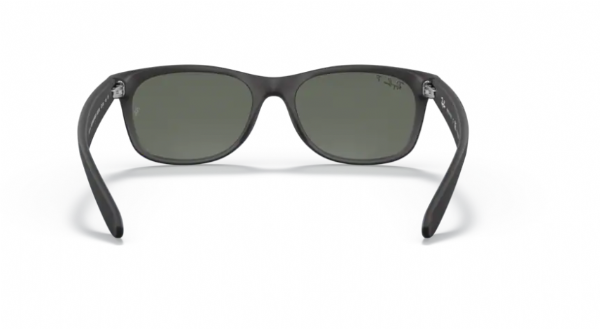 Ray-Ban New Wayfarer Rubber Black/ Polarized Green
