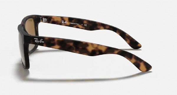 Ray-Ban Justin Matte Tortoise/ Brown Grey Gradiënt Polarized