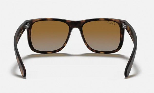 Ray-Ban Justin Matte Tortoise/ Brown Grey Gradiënt Polarized