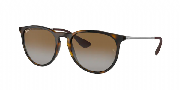 Ray-Ban Erika Light Havana/ Brown Gradient Polarized