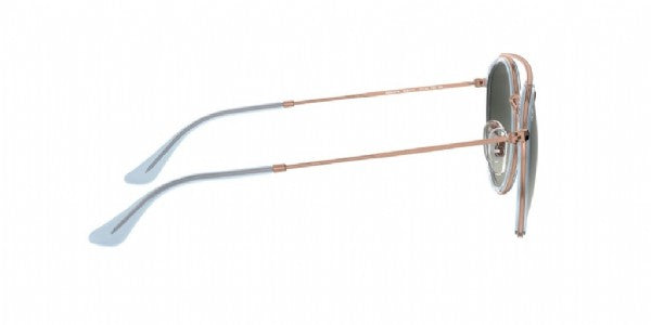Ray-Ban Round Metal Double Bridge/Hellblaue Bronze