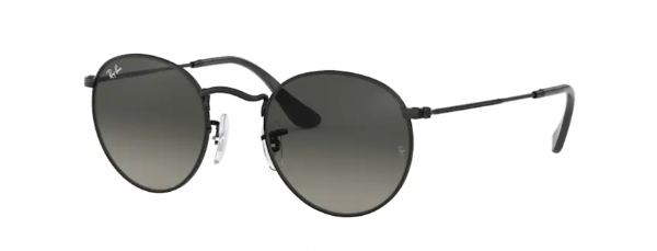 Ray-Ban Round Metal Schwarz, Hellgrauer Farbverlauf Dunkel