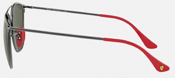 Ray-Ban Scuderia Ferrari 3601M Schwarz/Klassisches Grün G-15