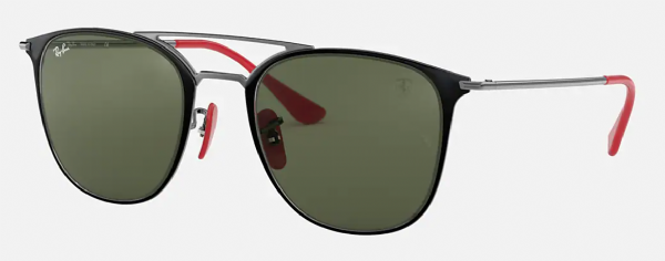 Ray-Ban Scuderia Ferrari 3601M Schwarz/Klassisches Grün G-15