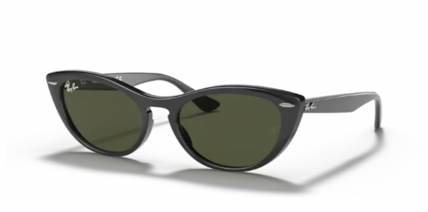 Ray Ban Nina Schwarz/G-15 Grün