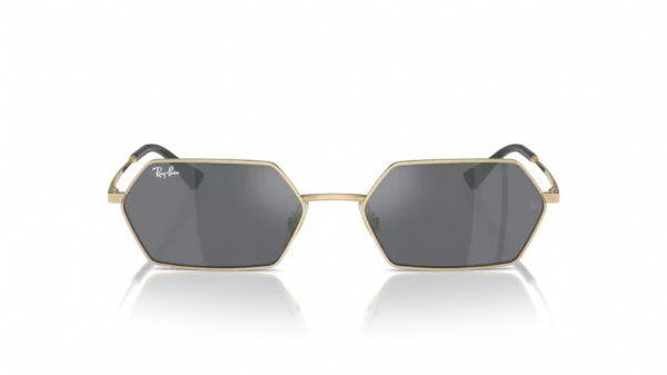 Ray-Ban Yevi Light Gold/ Dark Grey Flash Silver