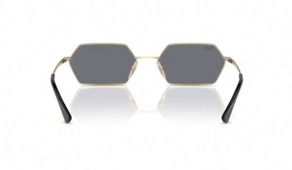 Ray-Ban Yevi Light Gold/ Dark Grey Flash Silver