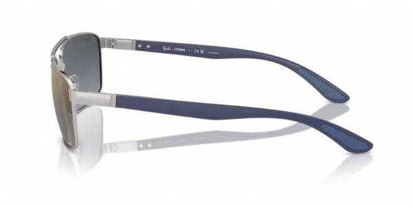 Ray-Ban 3737 CH Silver/ Blue Mirror Gold Polarized