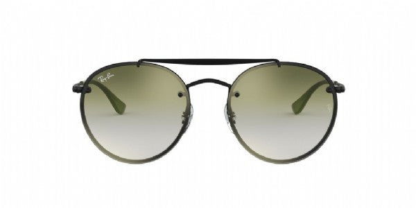 Ray-Ban Blaze Round Double Black / Green Gradient