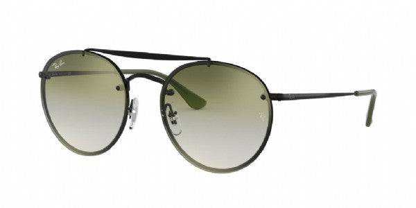 Ray-Ban Blaze Round Double Black / Green Gradient
