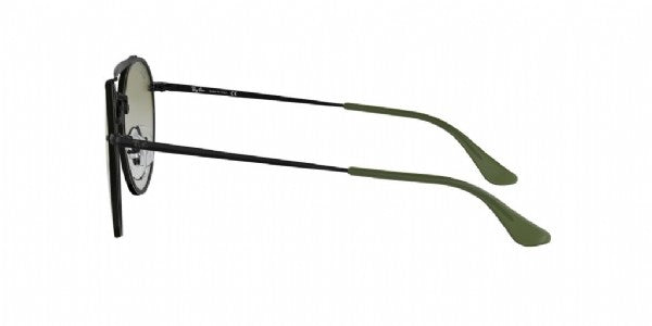 Ray-Ban Blaze Round Double Black / Green Gradient