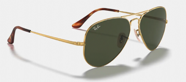 Ray-Ban Aviator Large Metal II Gold/ Classic Green G15