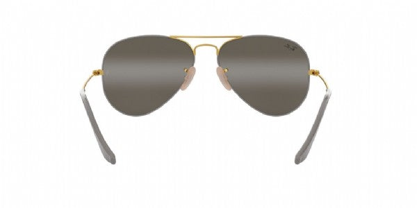 Ray-Ban Aviator Large Metal Grey Gold / Grey Gradiënt Mirror