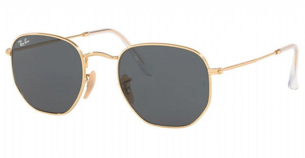 Ray-Ban Hexagonal Gold/ Blue