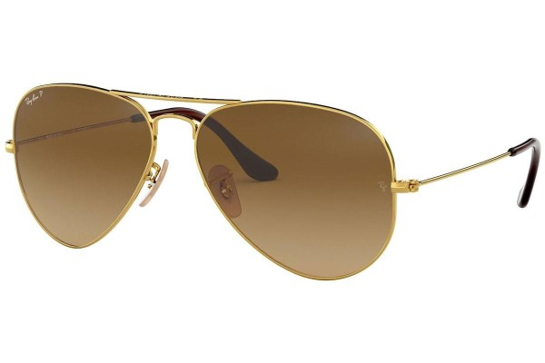 Ray-Ban Aviator Large Metal Arista/ Brown Gradient Polarized