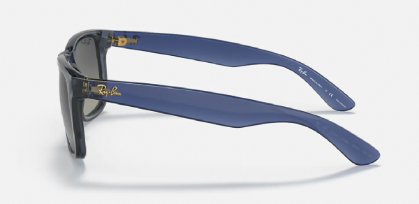 Ray-Ban Justin Transparent Blue/ Grey Polarized Gradient
