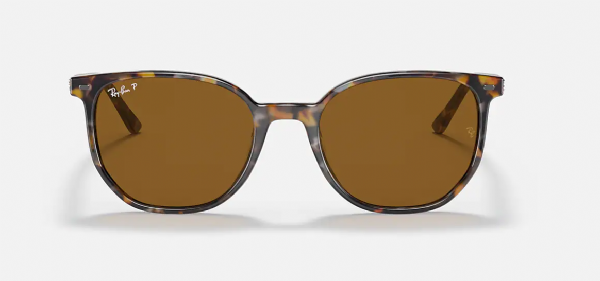 Ray-Ban Elliot Havanna Braun Grau/Braun Polarisiert