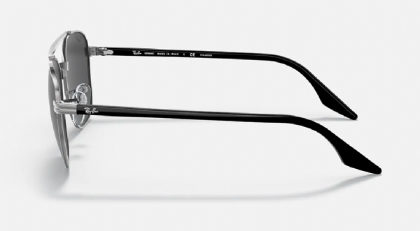 Ray-Ban RB3688 Gunmetal/ Polarized Dark Grey