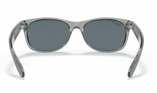 Ray-Ban New Wayfarer Transparant Grey/ Dark Blue Polarized