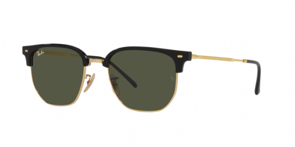 Ray-Ban New Clubmaster Black On Arista/ Green