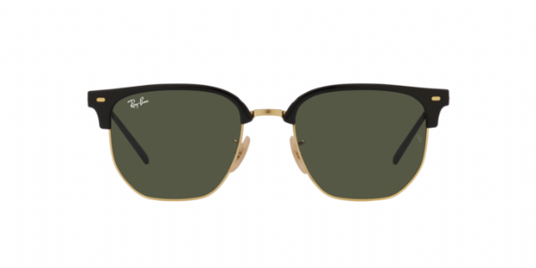 Ray-Ban New Clubmaster Black On Arista/ Green