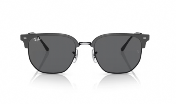 Ray-Ban New Clubmaster Grey On Black/ Dark Grey
