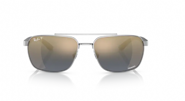Ray-Ban 3701 Silver/ Blue-Gold Gardient Mirror Polarized
