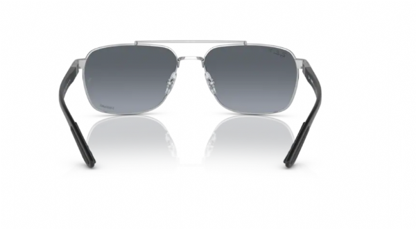 Ray-Ban 3701 Silver/ Blue-Gold Gardient Mirror Polarized