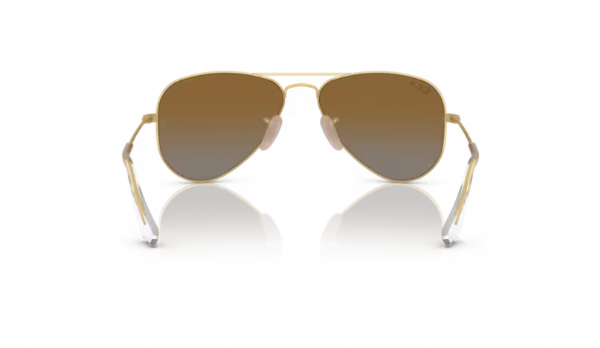 Ray-Ban Junior Aviator Arista/ Gradient Brown Polarized