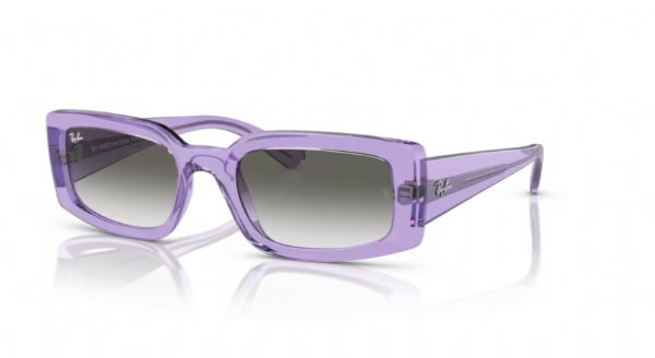 Ray-Ban Kiliane Transparentes Violett/Klares Hellgrau mit Farbverlauf