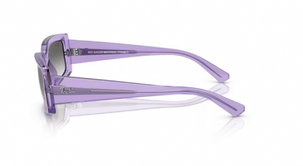Ray-Ban Kiliane Transparentes Violett/Klares Hellgrau mit Farbverlauf