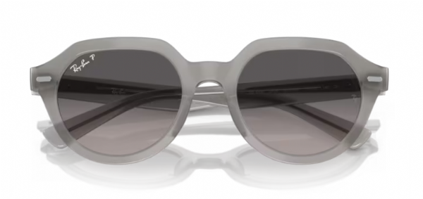 Ray-Ban Gina Opalgrau/Grauverlauf polarisiert