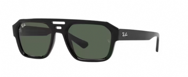 Ray-Ban Corrigan Schwarz/Dunkelgrün