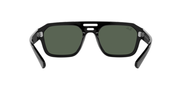 Ray-Ban Corrigan Schwarz/Dunkelgrün