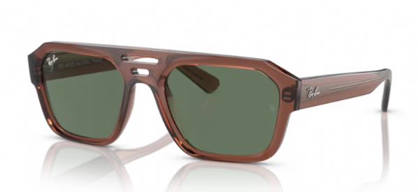 Ray-Ban Corrigan Transparent Brown/ Dark Green
