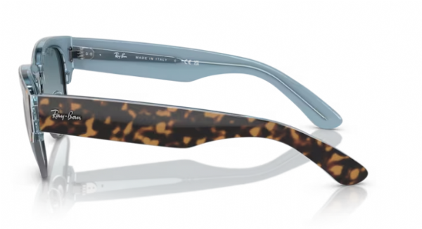 Ray-Ban Mega Clubmaster Havana on Blue Gunmetal/ Blue Gradient Grey